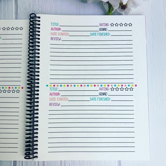 SOLD: A Unique Planner Just For Book Lovers, Undated Calendar, Book Reviews - Picture 14 of 16